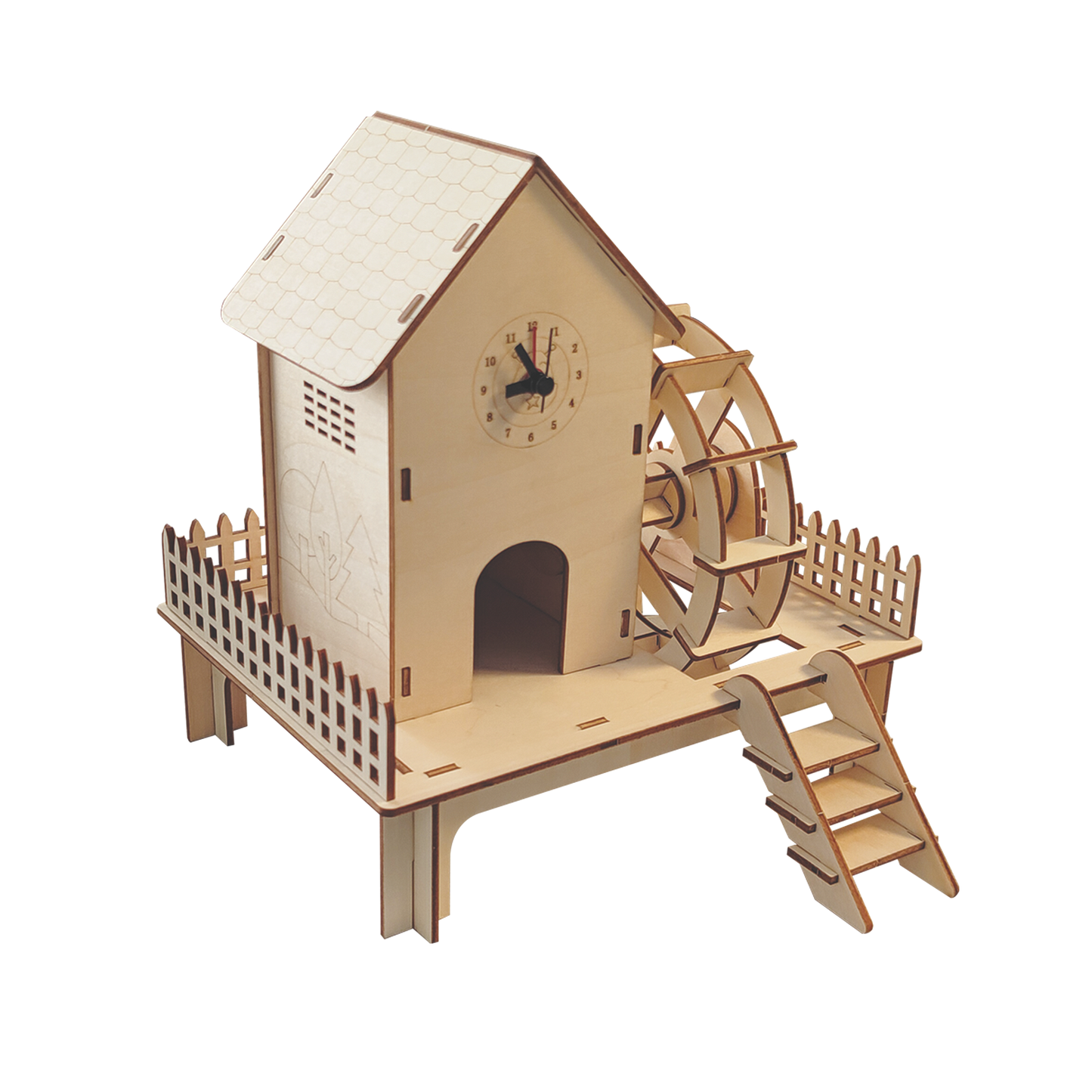 wood cabin WSCK628-11 DIY, ALANO