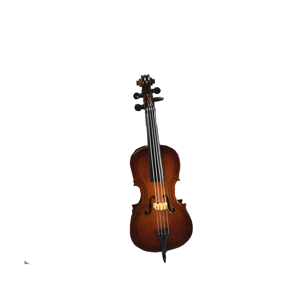 ALANO 迷你大提琴模型附皮套裝飾擺飾迷你音樂擺飾(10 公分)G-0037