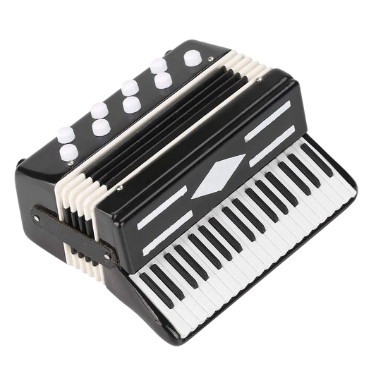 Alano Mini Musical Instrument Accordion Replica Musical Instrument Decoration Ornaments Musical Gift G-0026