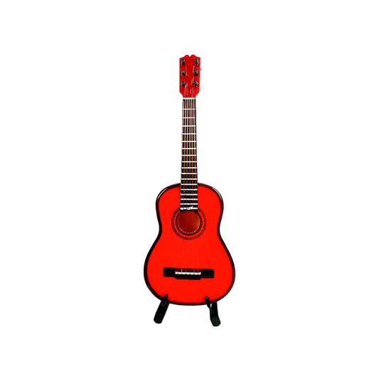 ALANO 14cm red Miniature Guitar model Mini Musical Instrument ornament guitar ornament G-0067