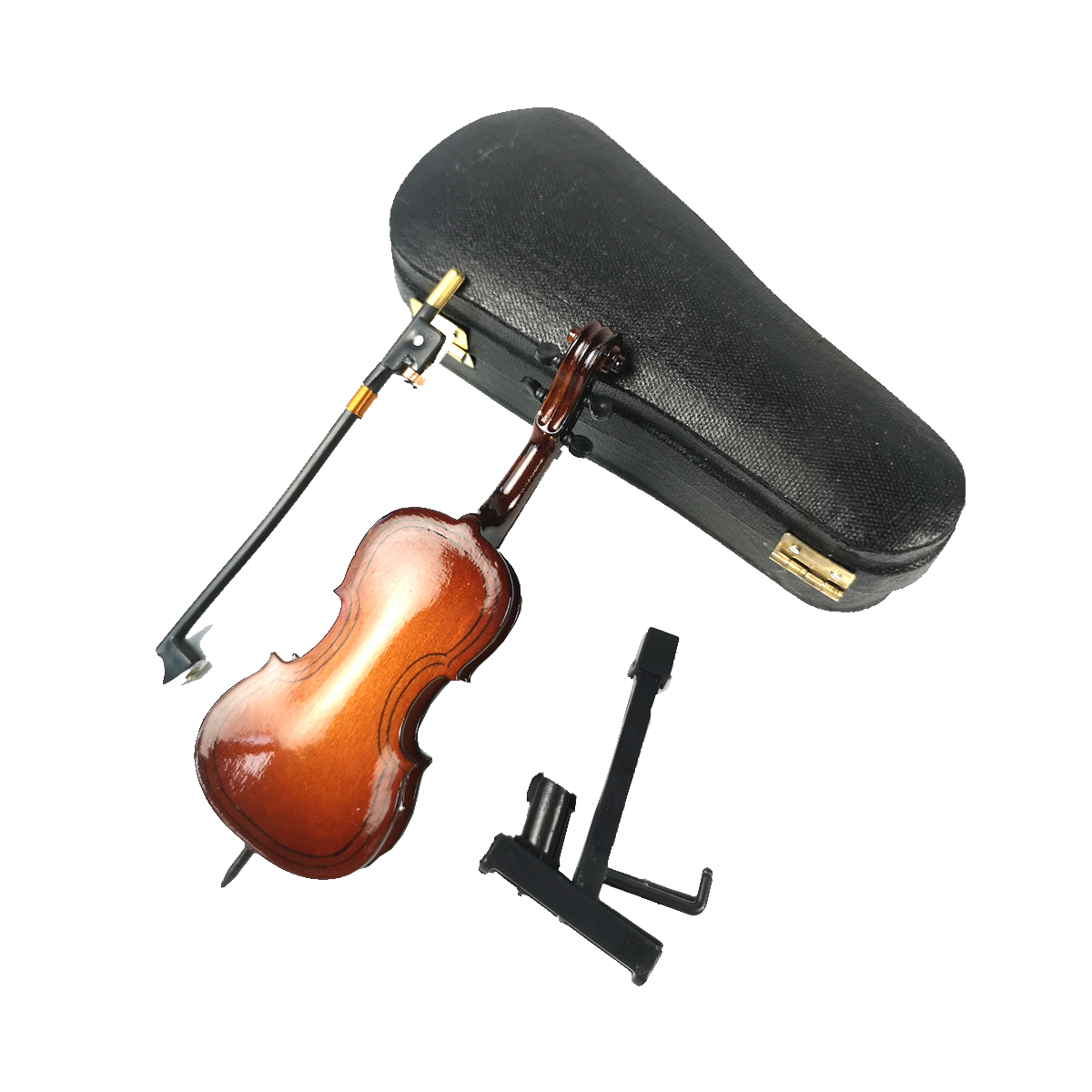 ALANO mini cello model with leather case Decorative Ornament Mini Musical Ornament (10cm) G-0037