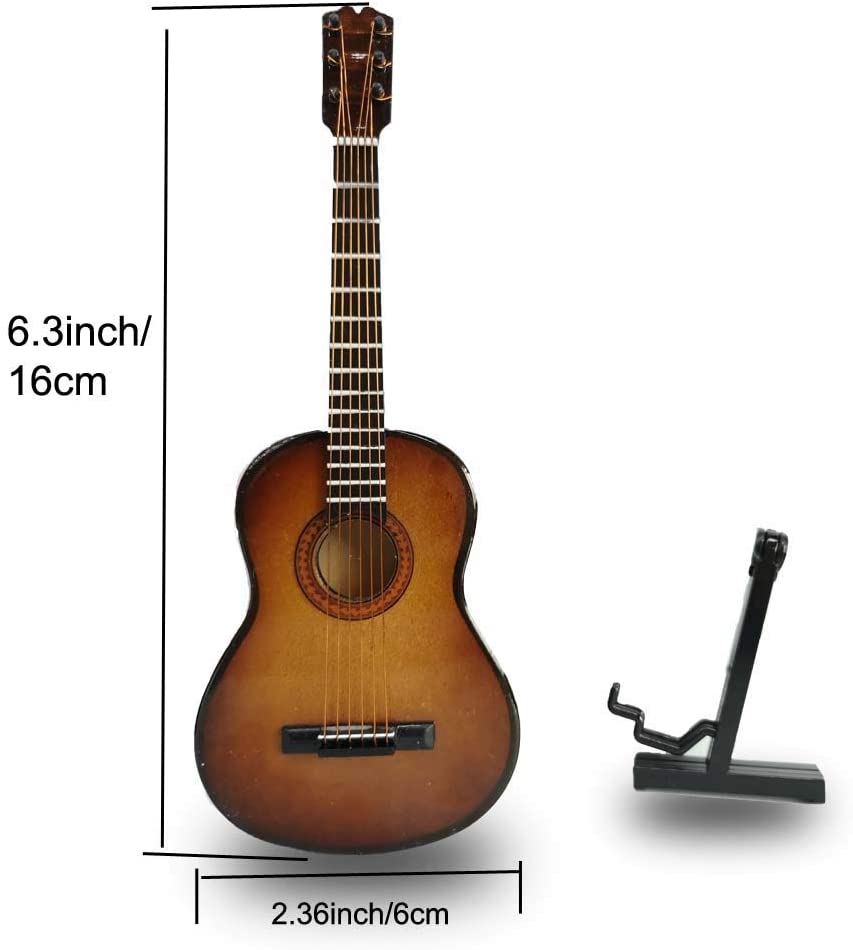 Miniature Guitar model Decorative Ornament, Music Instrument Ornament Home Decoration G-0003