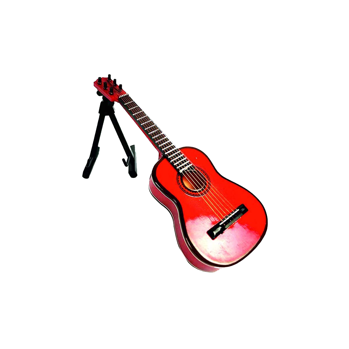 ALANO 14cm red Miniature Guitar model Mini Musical Instrument ornament guitar ornament G-0067