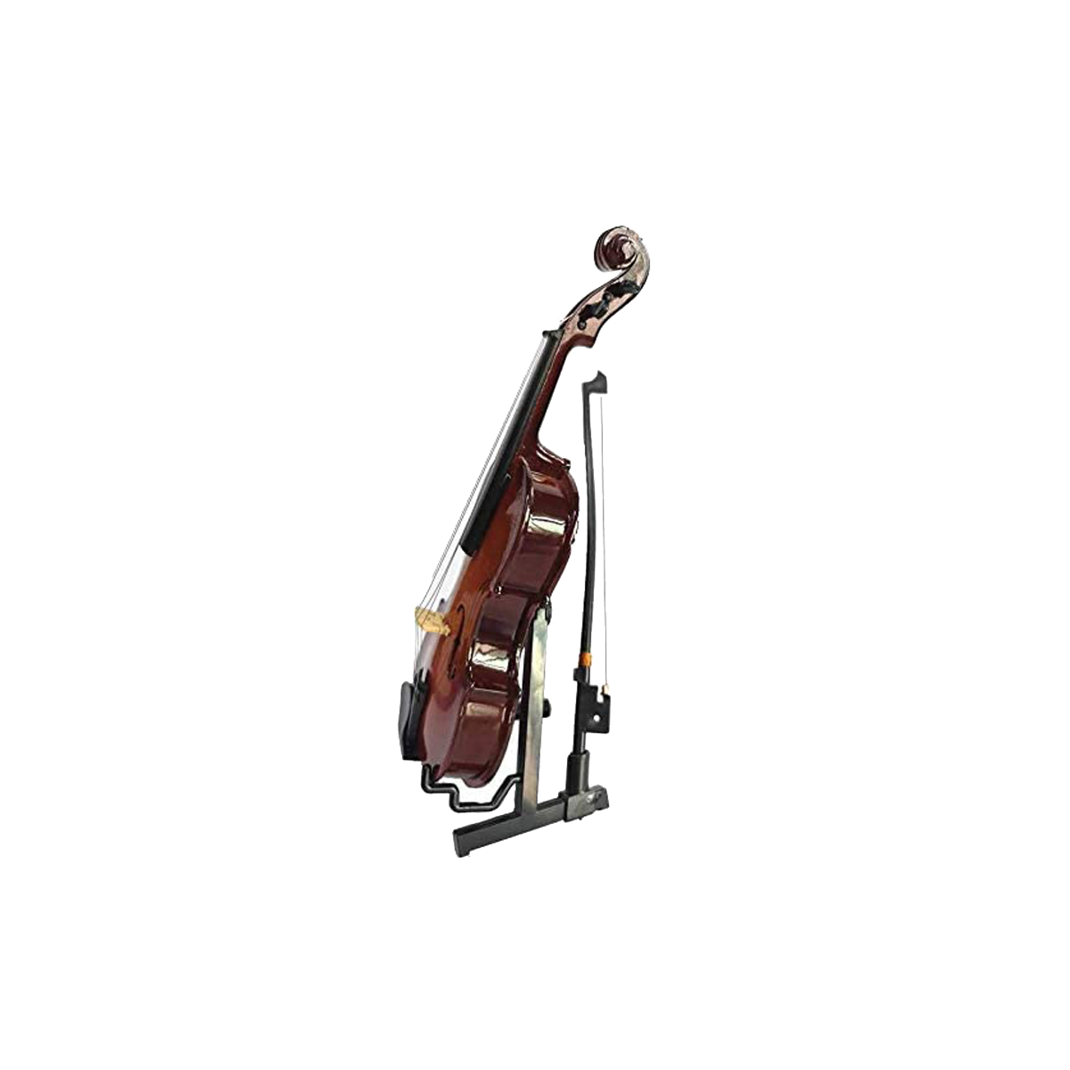 ALANO Miniature Violin Model violin ornaments Mini Musical Instrument with leather box & bow & stand G-0022