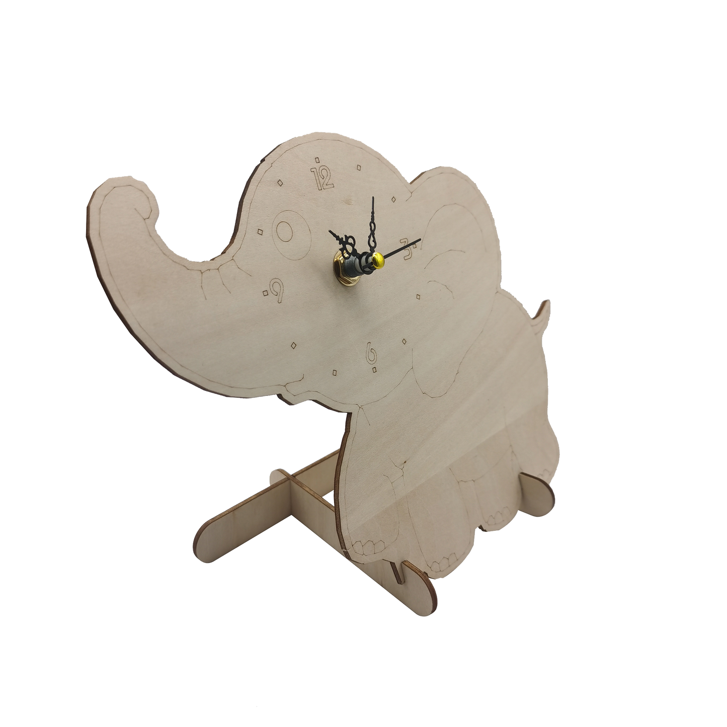 Quartz clock - elephant