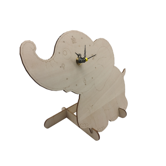 Quartz clock - elephant