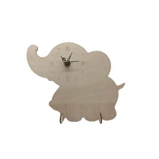 Quartz clock - elephant