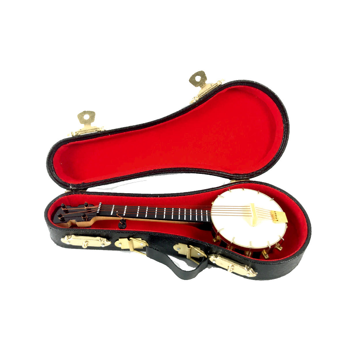 ALANO Mini Banjo Ornament mini Banjo model with gift box Mini Musical Instrument G-0127