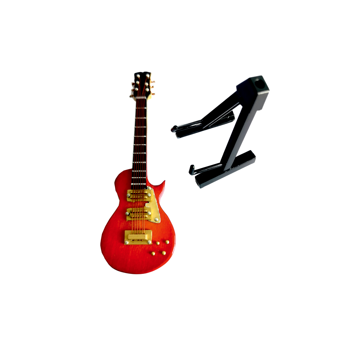 ALANO orange mini guitar model musical instrument ornaments Decoration Gift C-220622-05