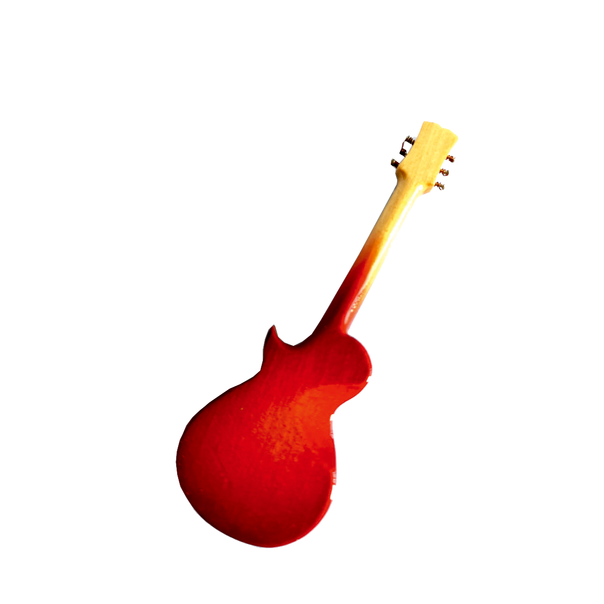 ALANO orange mini guitar model musical instrument ornaments Decoration Gift C-220622-05