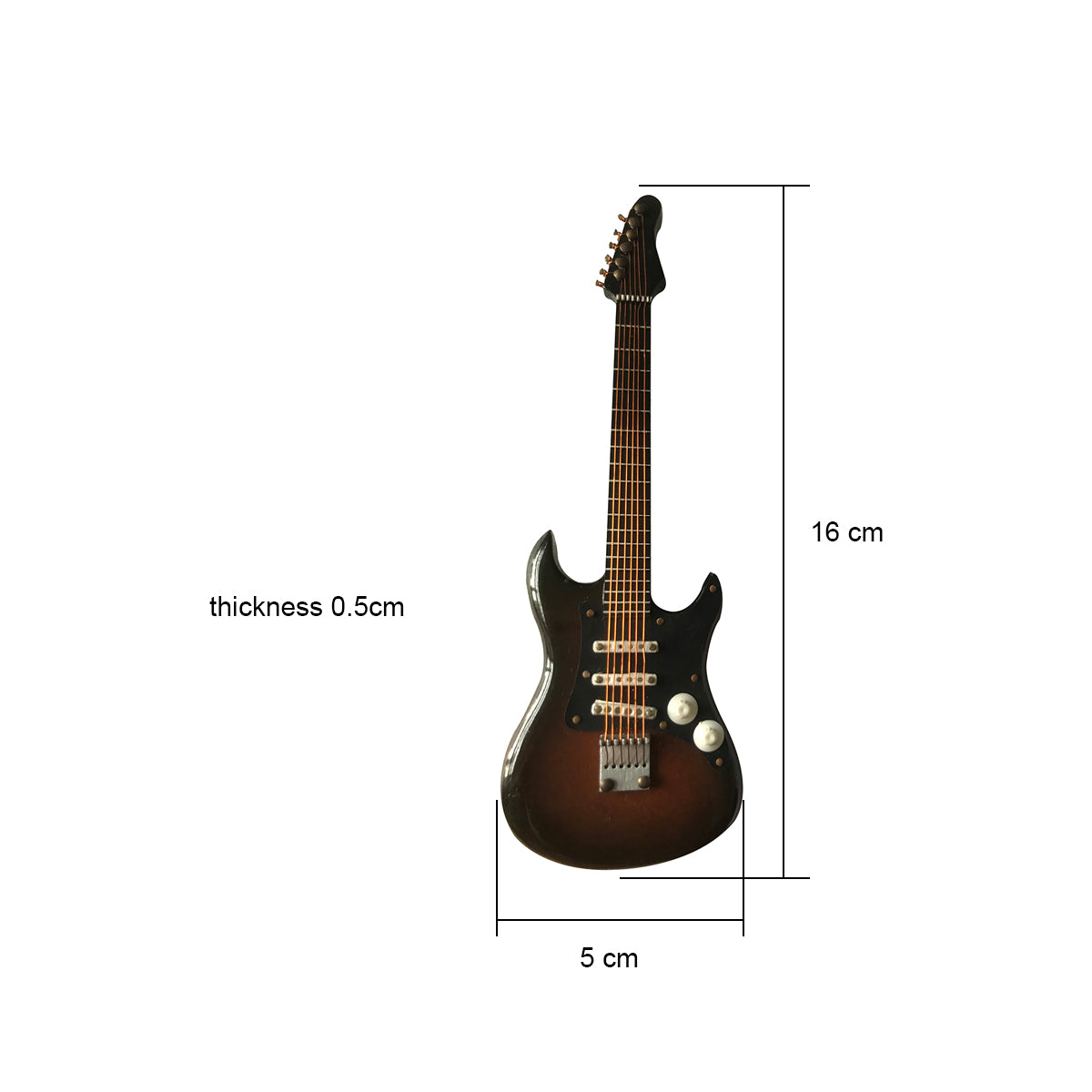 ALANO 16cm coffee mini bass guitar decoration bass guitar ornament decorative guitar C-220427-07