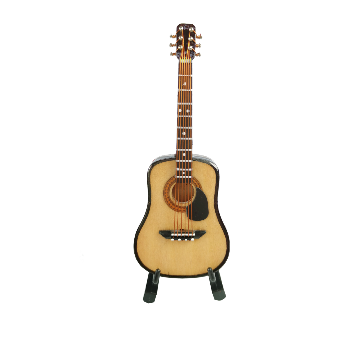 wooden Classic Guitar Model with Stand guitar ornament Mini Guitar Model Decoration Gift G-0139