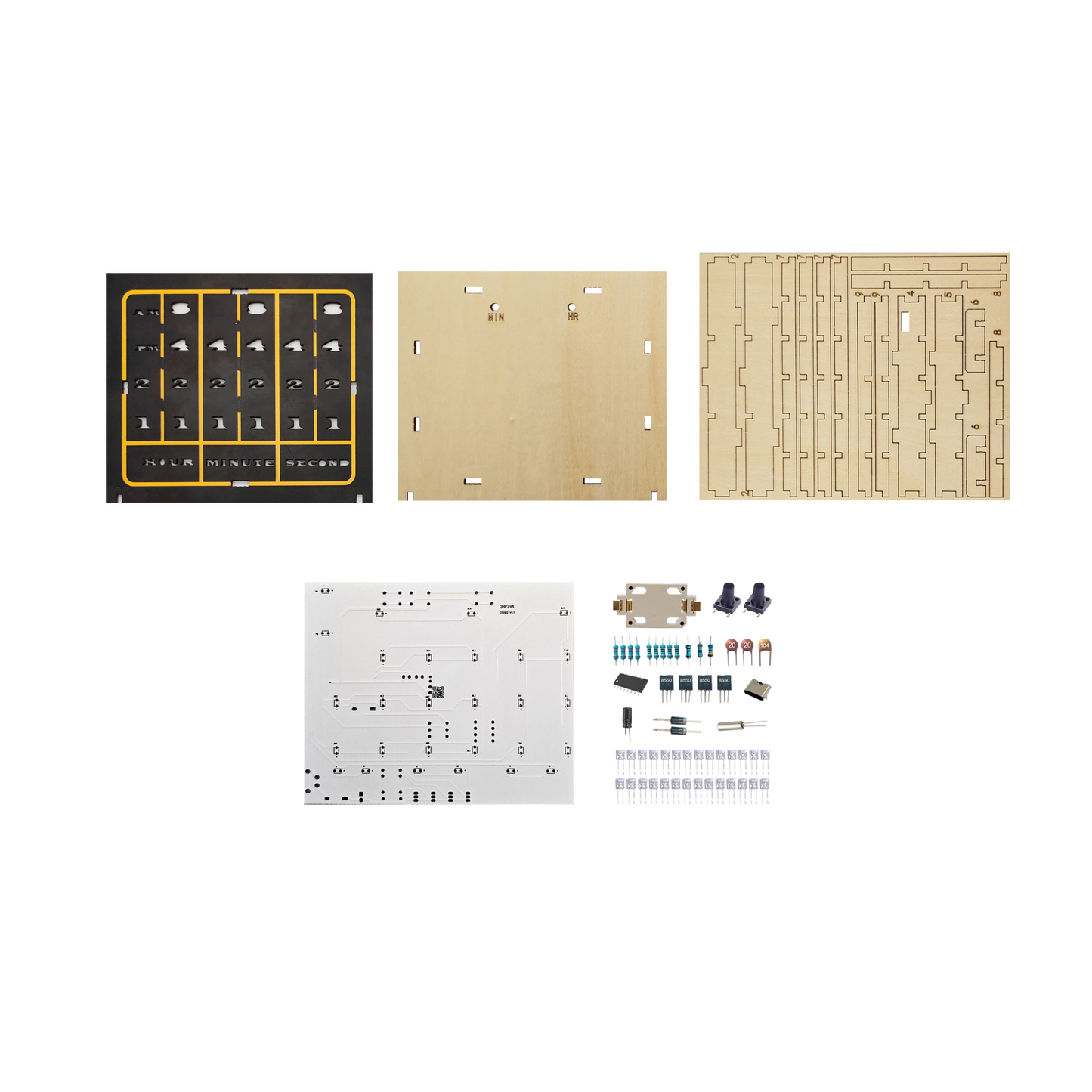2836 Binary Creative Clock Kits